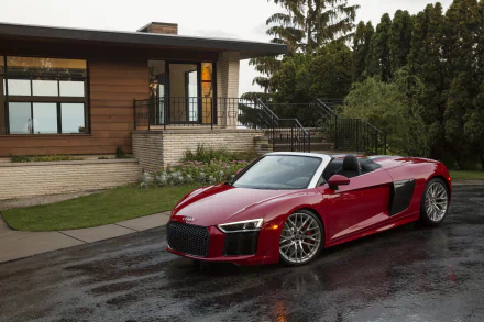supercar car Audi Audi R8 Spyder vehicle Audi R8 HD Desktop Wallpaper | Background Image