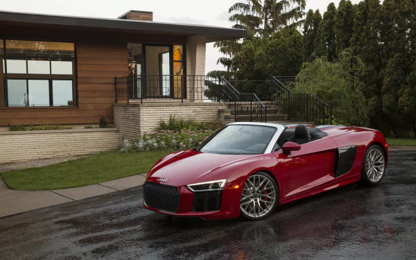 supercar car Audi Audi R8 Spyder vehicle Audi R8 HD Desktop Wallpaper | Background Image