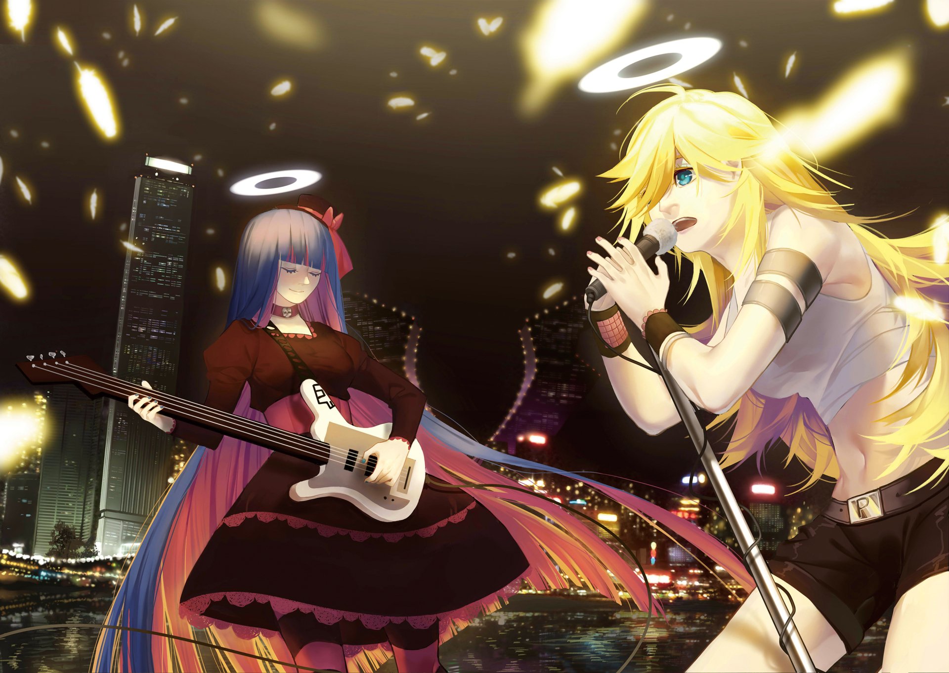 Download Stocking Anarchy Panty Anarchy Anime Panty & Stocking With Garterbelt HD Wallpaper by 哲彦