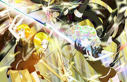 Zircon (Land of the Lustrous) Yellow Diamond (Land of the Lustrous) Diamond (Land of the Lustrous) Bort (Land of the Lustrous) Anime Land of the Lustrous HD Desktop Wallpaper | Background Image