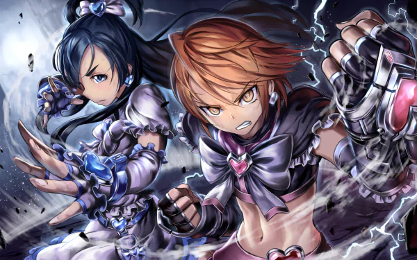 Honoka Yukishiro Nagisa Misumi Anime Pretty Cure! HD Desktop Wallpaper | Background Image