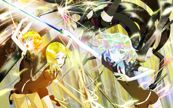 Zircon (Land of the Lustrous) Yellow Diamond (Land of the Lustrous) Diamond (Land of the Lustrous) Bort (Land of the Lustrous) Anime Land of the Lustrous HD Desktop Wallpaper | Background Image