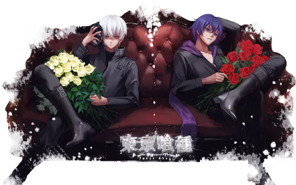 Ayato Kirishima Ken Kaneki Anime Tokyo Ghoul HD Desktop Wallpaper | Background Image