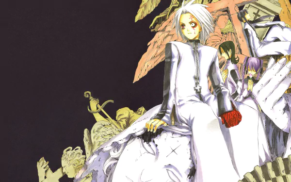 Komui Lee Yu Kanda Lenalee Lee Allen Walker Anime D.Gray-man HD Desktop Wallpaper | Background Image