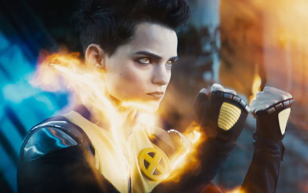 Brianna Hildebrand Negasonic Teenage Warhead movie Deadpool 2 HD Desktop Wallpaper | Background Image