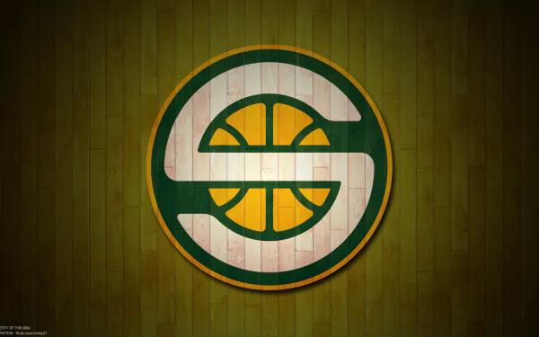  Seattle Supersonics Basketball team by Michael Tipton
