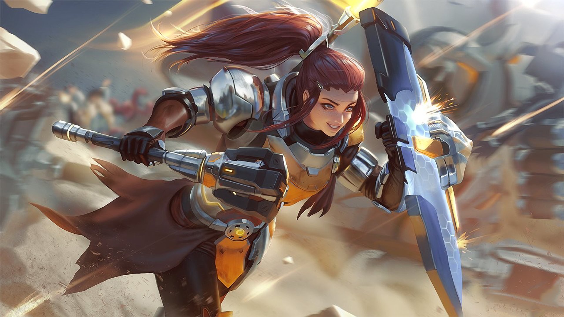 Download Brigitte Overwatch Video Game Overwatch Hd Wallpaper By Sean