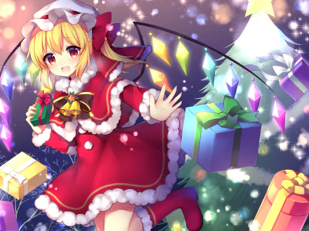 Flandre Scarlet Anime Touhou HD Desktop Wallpaper | Background Image