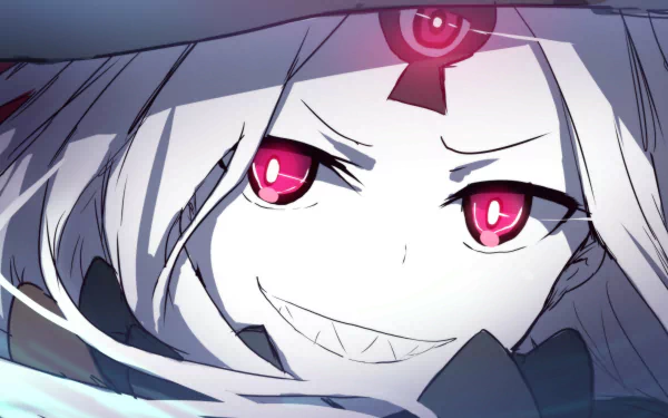 HD wallpaper featuring Abigail Williams from Fate/Grand Order, showcasing her striking features and a mischievous expression, set against an engaging anime background.