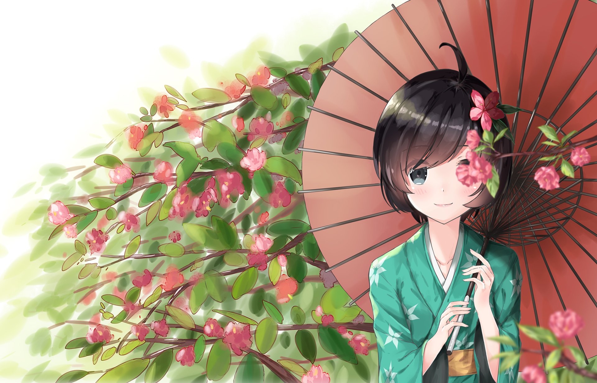 Download Tsukihi Araragi Anime Monogatari (Series) HD Wallpaper by 食用氷