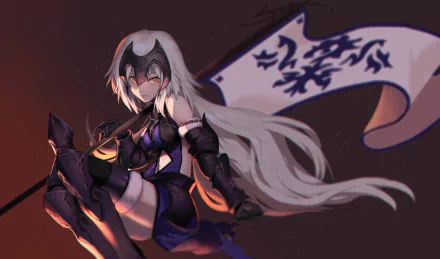Jeanne d'Arc Alter Anime Fate/Grand Order HD Desktop Wallpaper | Background Image