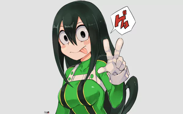 Tsuyu Asui Anime My Hero Academia HD Desktop Wallpaper | Background Image