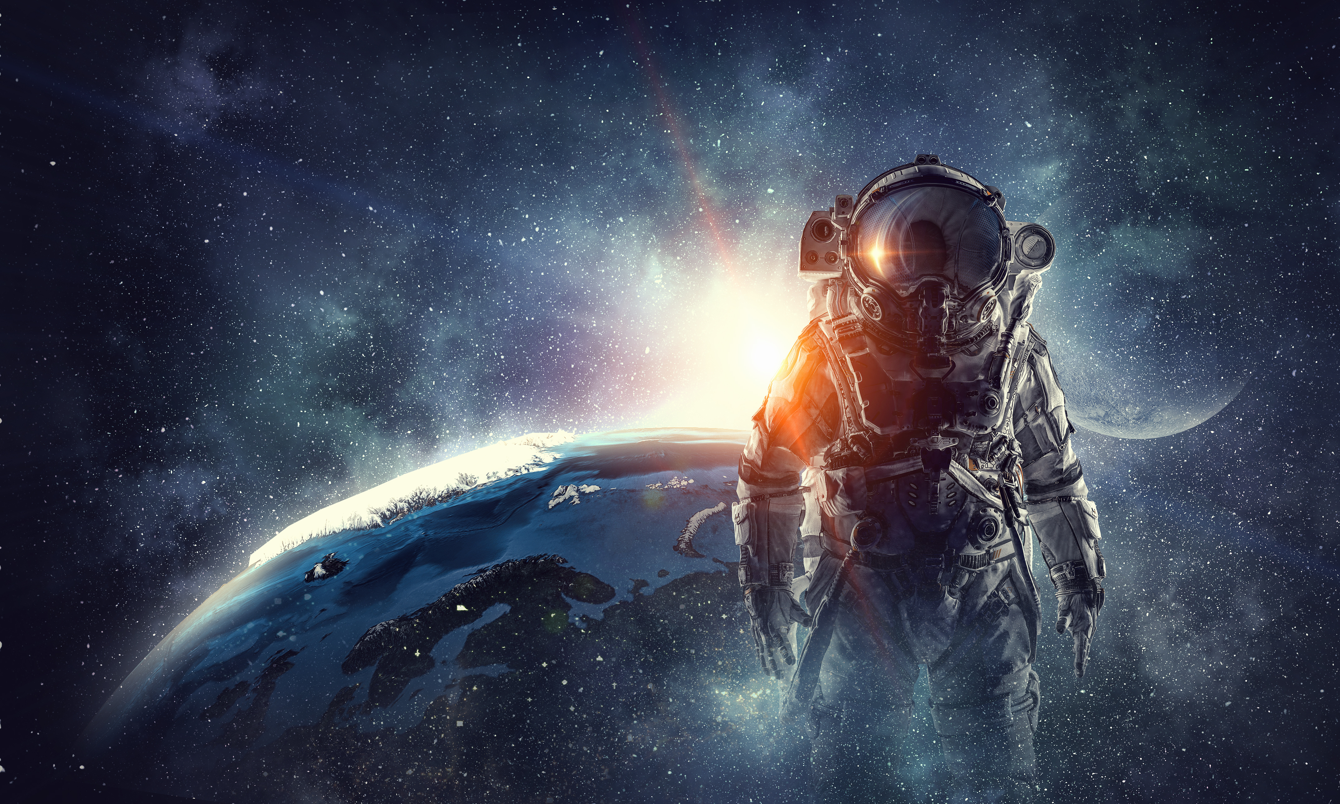 Download Sci Fi Astronaut 4k Ultra HD Wallpaper