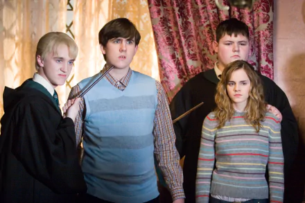 Hermione Granger Neville Longbottom Draco Malfoy movie Harry Potter and the Order of the Phoenix HD Desktop Wallpaper | Background Image
