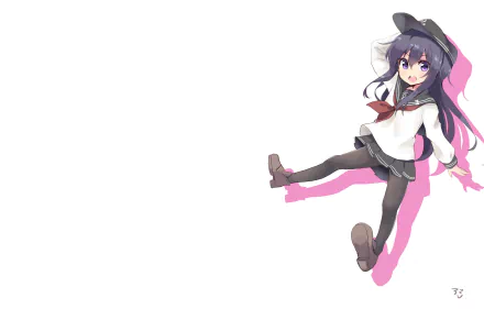 Akatsuki (KanColle) Anime Kantai Collection HD Desktop Wallpaper | Background Image