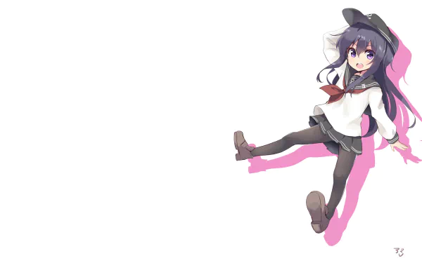 Akatsuki (KanColle) Anime Kantai Collection HD Desktop Wallpaper | Background Image