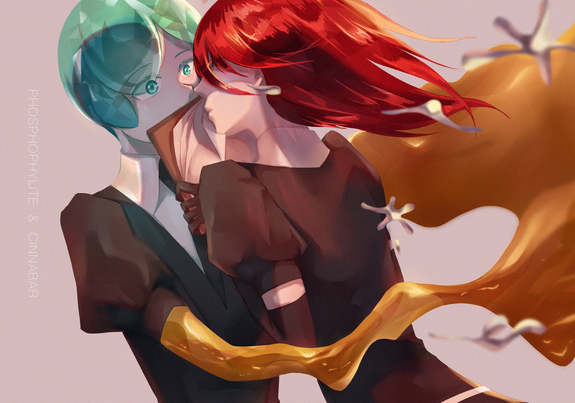 Download Phosphophyllite (Land Of The Lustrous) Cinnabar (Land Of The Lustrous) Anime Land Of The Lustrous HD Wallpaper by JoL