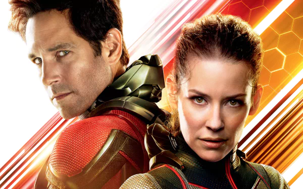 Wasp (Marvel Comics) Evangeline Lilly Hope Van Dyne Paul Rudd Scott Lang Ant-Man movie Ant-Man and the Wasp HD Desktop Wallpaper | Background Image