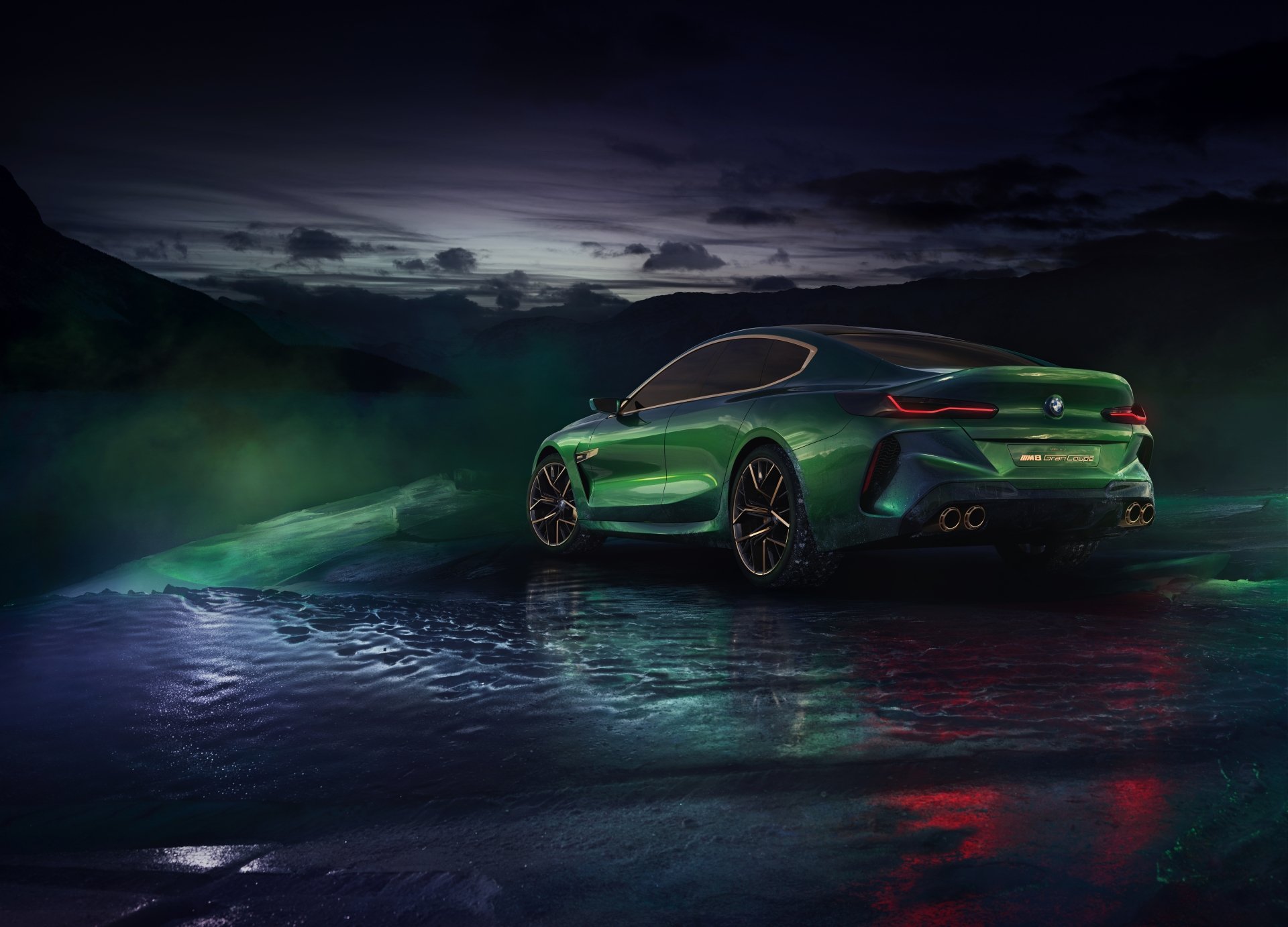 Download Car Green Car Grand Tourer BMW M8 Gran Coupe First Edition