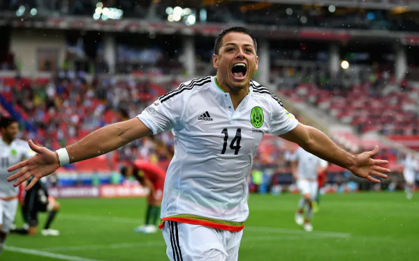 Mexican soccer Javier Hernandez Sports HD Desktop Wallpaper | Background Image