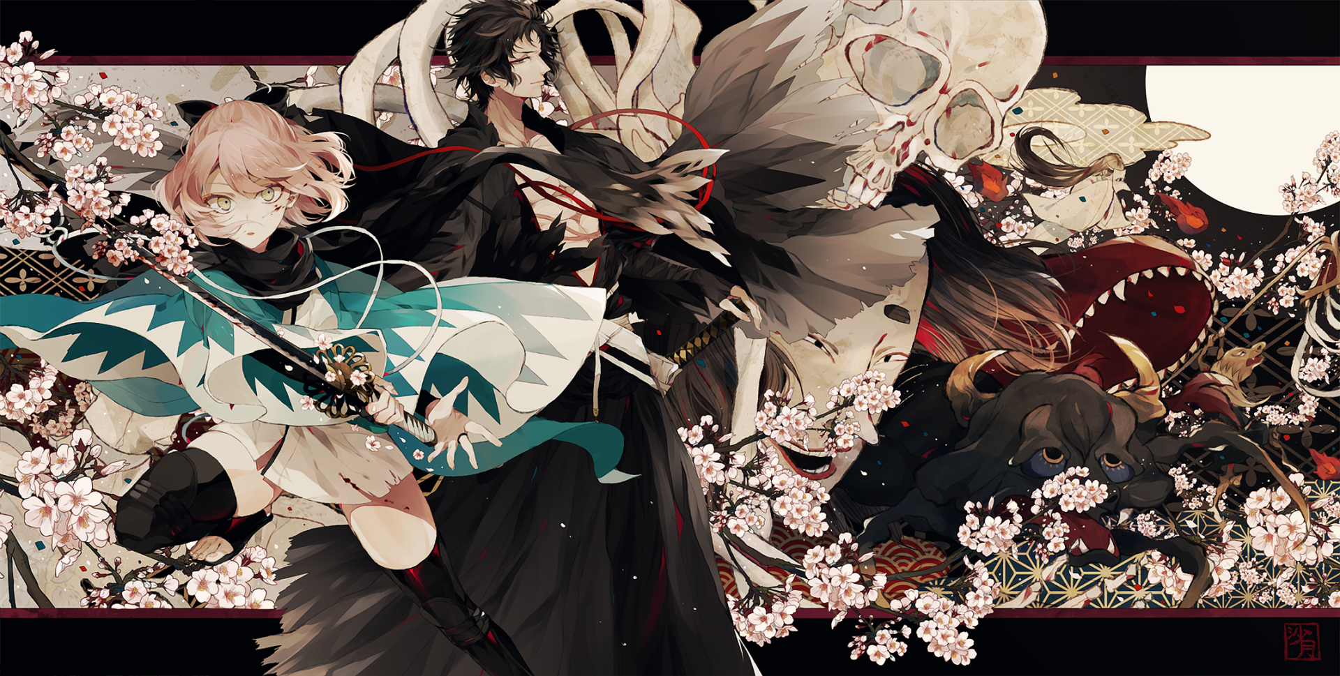 Download Hijikata Toshizō (Fate/Grand Order) Okita Souji Anime Fate/Grand  Order HD Wallpaper by 沙月