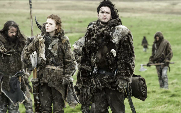 Rose Leslie Kit Harington Ygritte (Game of Thrones) Jon Snow TV Show Game Of Thrones HD Desktop Wallpaper | Background Image