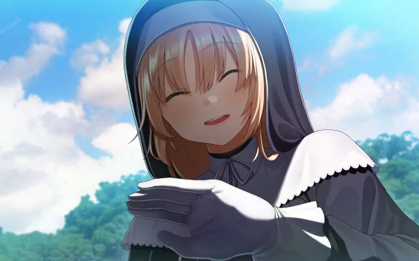 Sister Cleaire (Virtual Youtuber) Anime Virtual Youtuber HD Desktop Wallpaper | Background Image