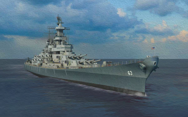 battleship military USS Missouri (BB-63) HD Desktop Wallpaper | Background Image