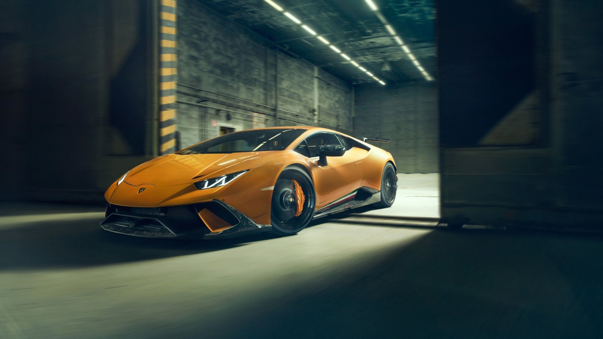 Download Yellow Car Supercar Car Lamborghini Vehicle Lamborghini Huracan Performante 4k Ultra HD Wallpaper