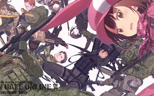 Anime Sword Art Online Alternative: Gun Gale Online Sword Art Online Karen Kohiruimaki LLENN HD Wallpaper | Background Image