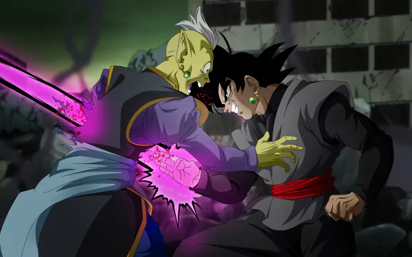 Black Goku Anime Dragon Ball Super HD Desktop Wallpaper | Background Image