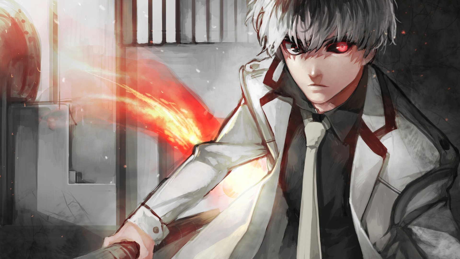 Download Ken Kaneki Haise Sasaki Anime Tokyo Ghoul:re 4k Ultra HD Wallpaper