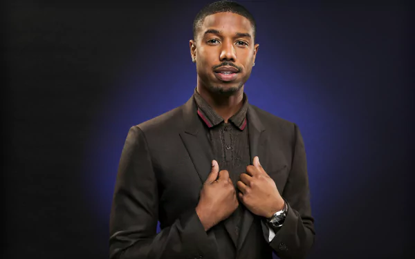 American actor Celebrity Michael B. Jordan HD Desktop Wallpaper | Background Image