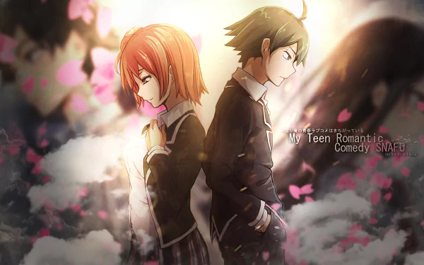 Iroha Isshiki Hachiman Hikigaya Anime My Teen Romantic Comedy SNAFU HD Desktop Wallpaper | Background Image