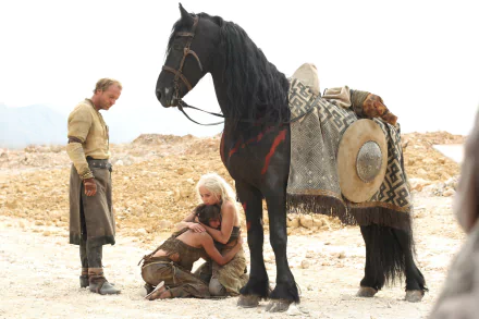 Jorah Mormont Daenerys Targaryen TV Show Game Of Thrones HD Desktop Wallpaper | Background Image