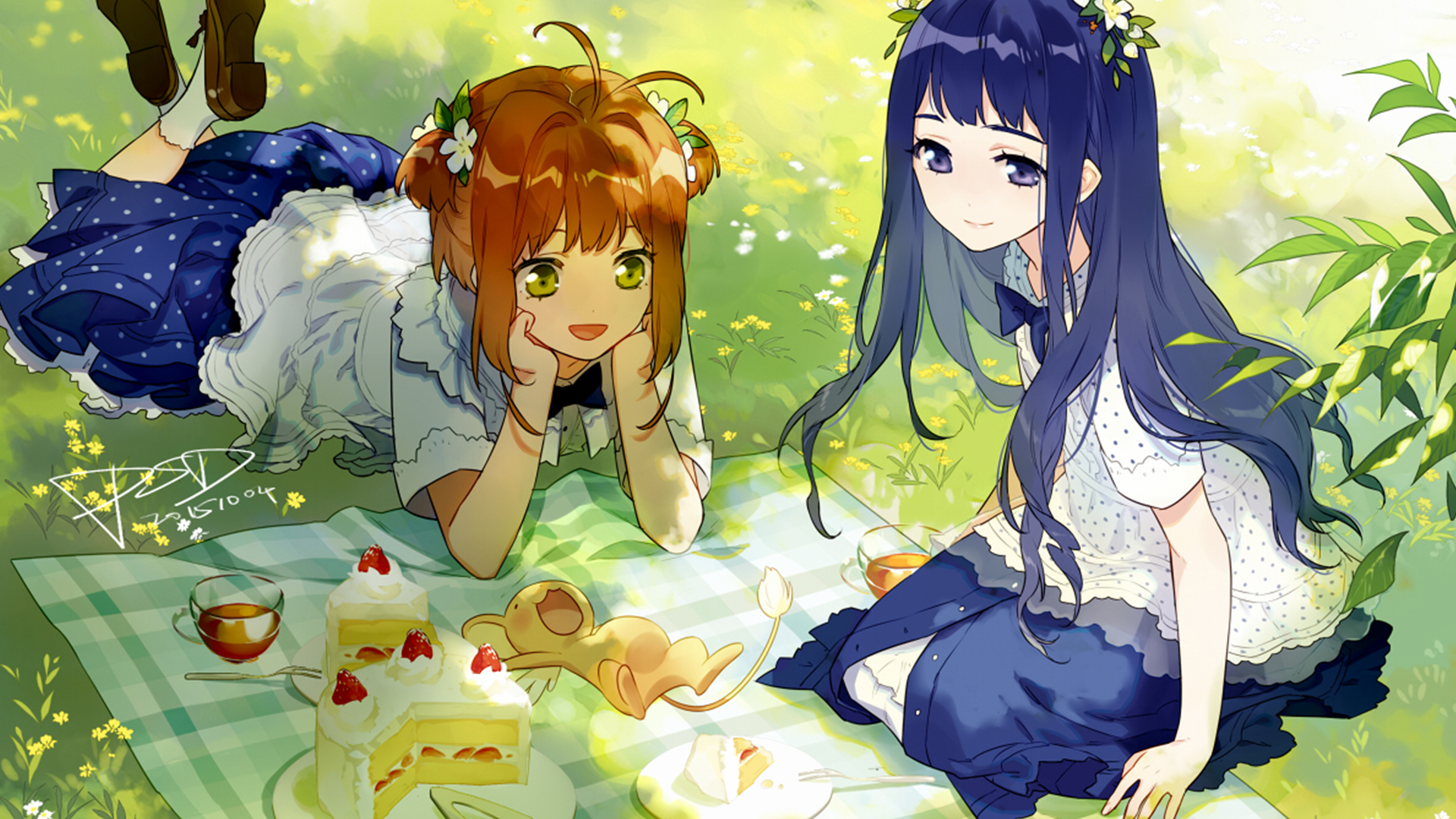 Tomoyo and sakura