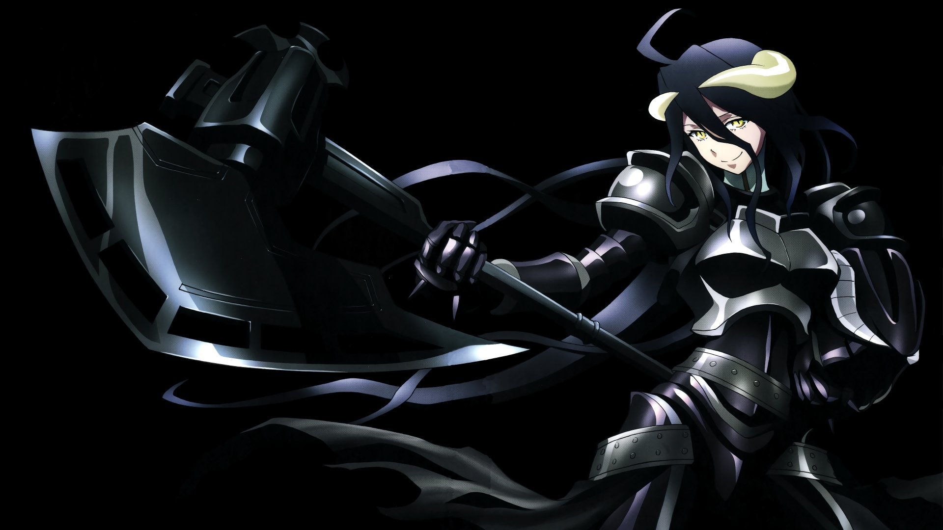 Albedo with Axe Overlord 4K Ultra HD Anime Wallpaper