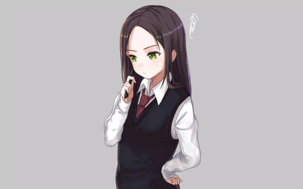  Anime Girl by IK @_itakana