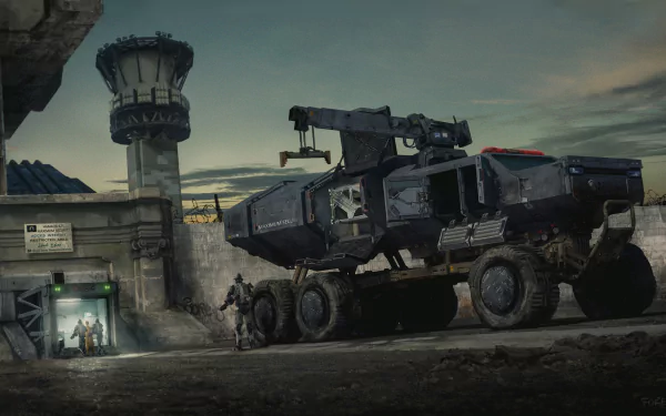 prison Sci Fi vehicle HD Desktop Wallpaper | Background Image