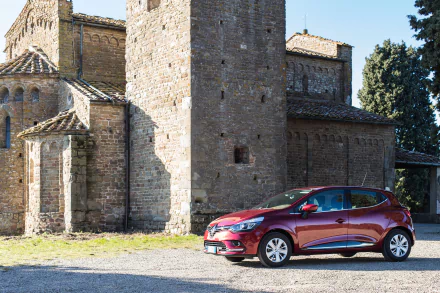 compact car car Renault vehicle Renault Clio HD Desktop Wallpaper | Background Image