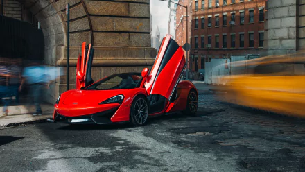 supercar car McLaren McLaren 570S vehicle McLaren 570S Spider HD Desktop Wallpaper | Background Image