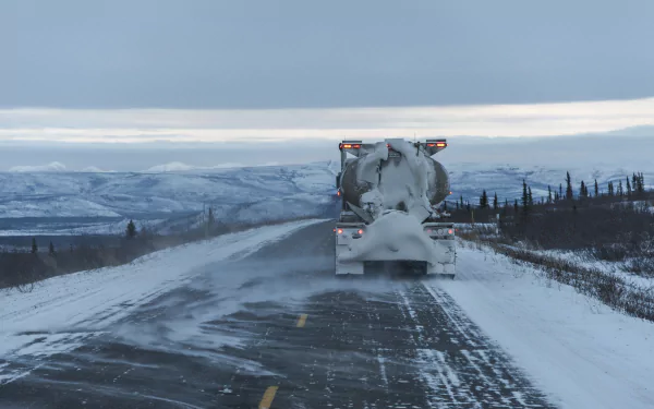snow Alaska vehicle Truck HD Desktop Wallpaper | Background Image