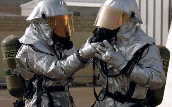 man firefighter HD Desktop Wallpaper | Background Image