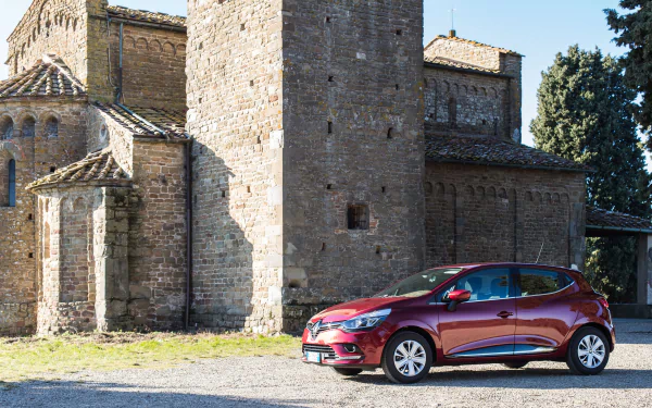 compact car car Renault vehicle Renault Clio HD Desktop Wallpaper | Background Image