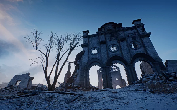 ruin destruction video game Battlefield 1 HD Desktop Wallpaper | Background Image