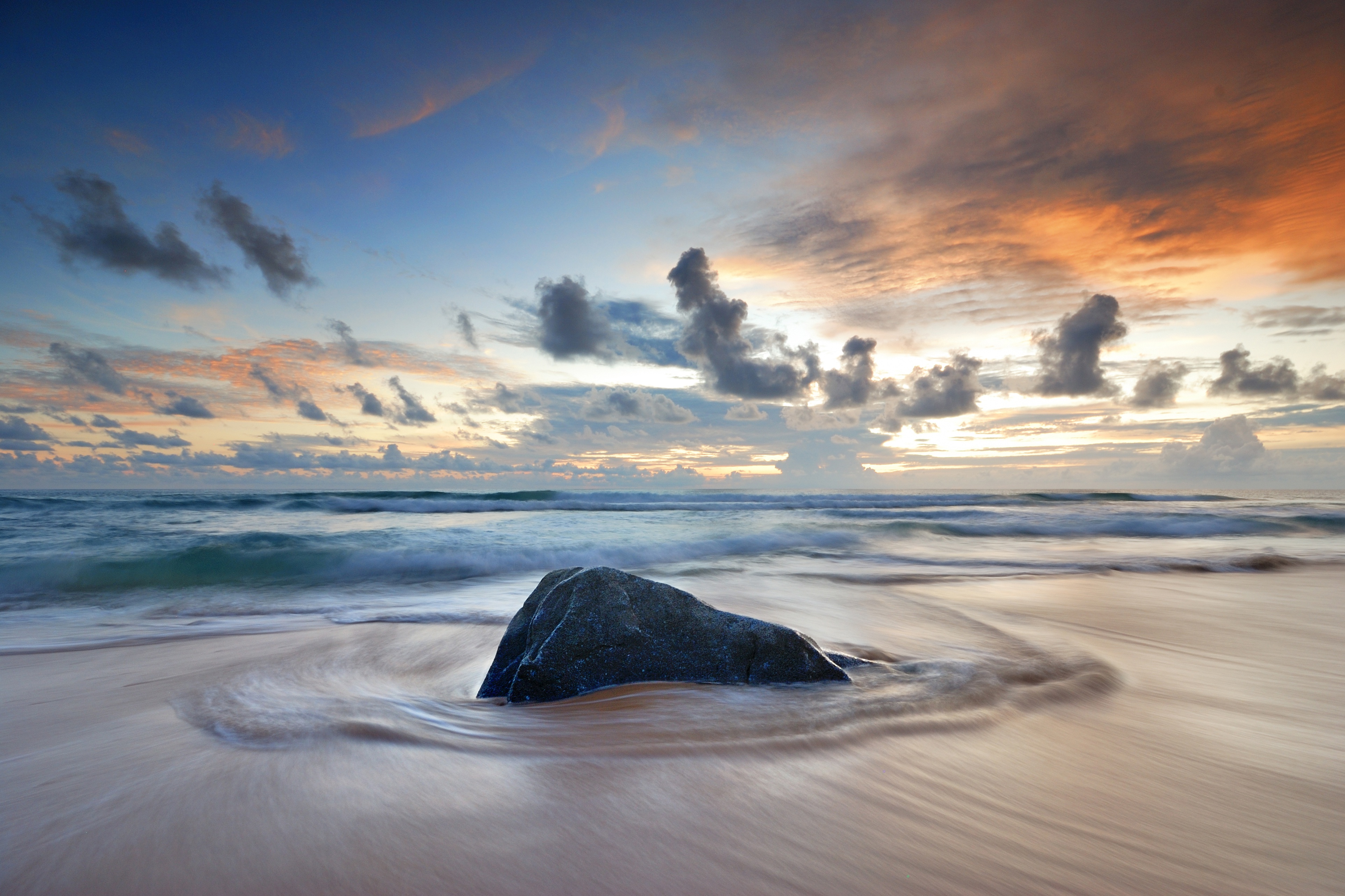 Download Sky Cloud Horizon Nature Ocean 4k Ultra HD Wallpaper