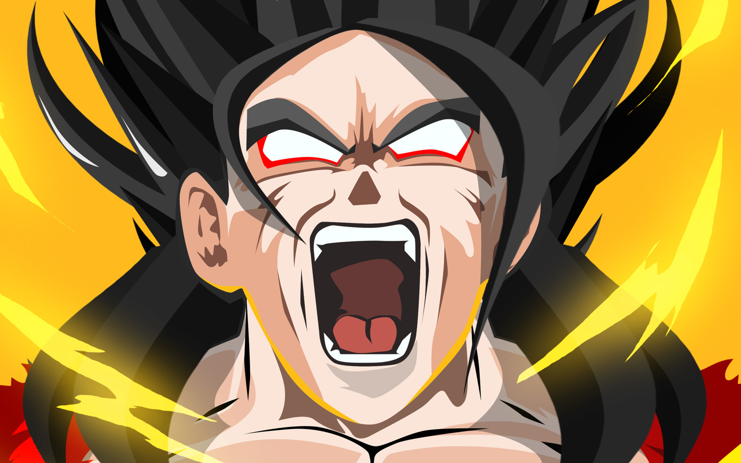 Goku,Super Saiyan 4 by BossLogic