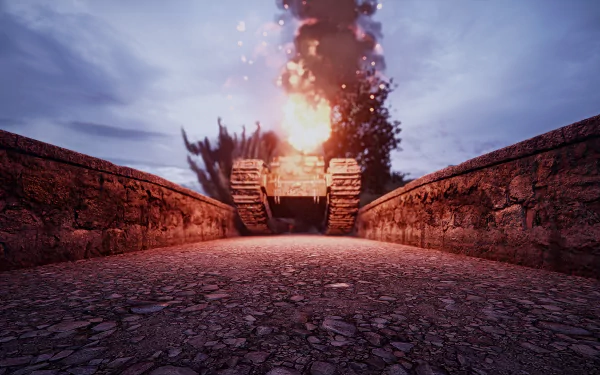 destruction tank video game Battlefield 1 HD Desktop Wallpaper | Background Image