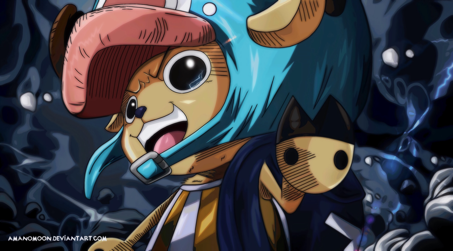 Download Tony Tony Chopper Anime One Piece HD Wallpaper by Amanomoon