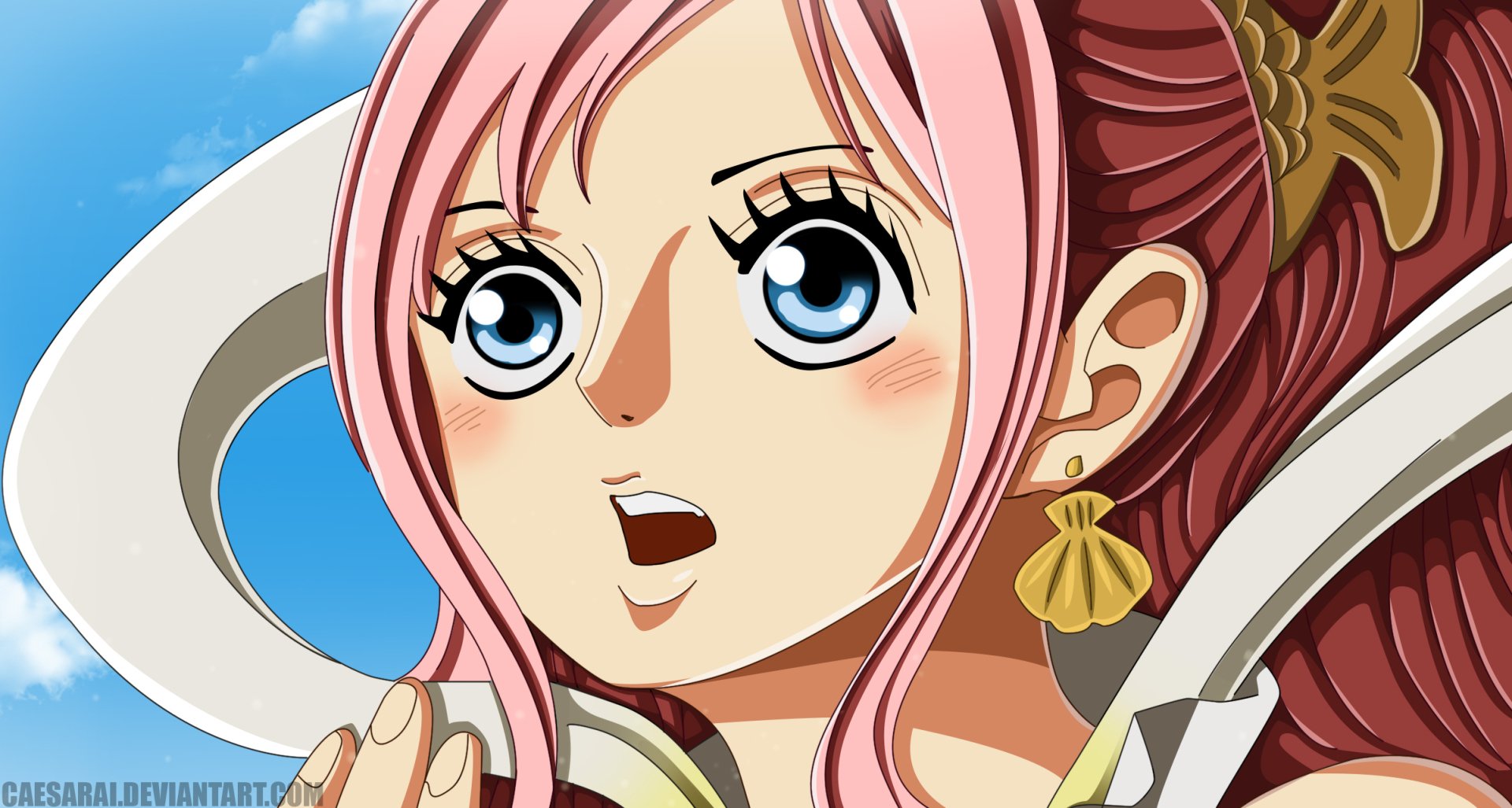 Download Mermaid Shirahoshi (One Piece) Anime One Piece HD Wallpaper by CaesarAI